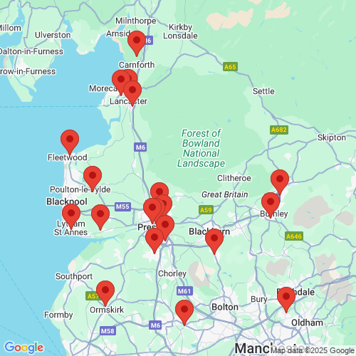 Map of Recent Inspections