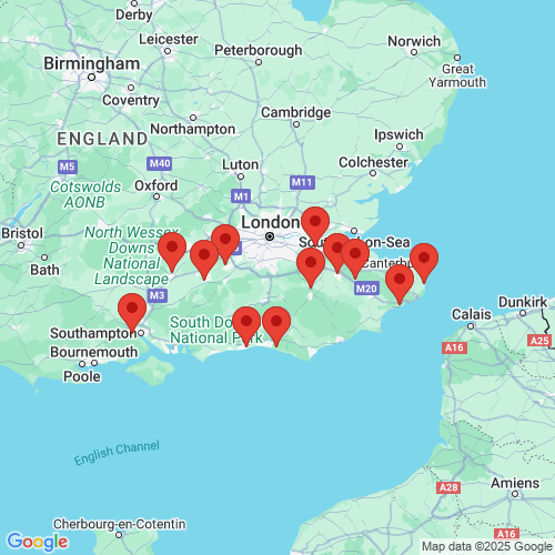 Map of Recent Inspections