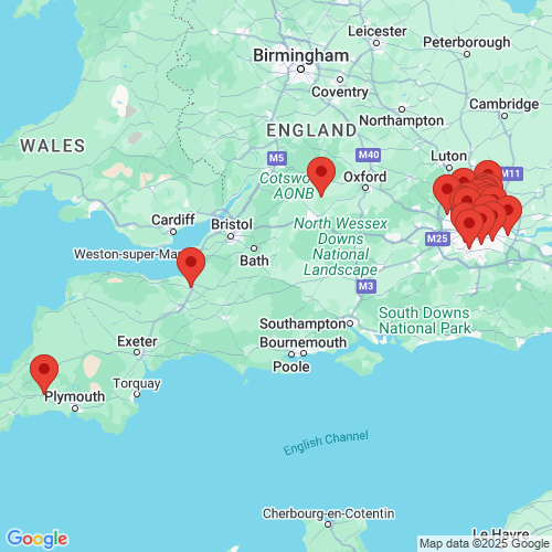 Map of Recent Inspections
