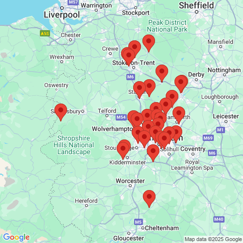 Map of Recent Inspections