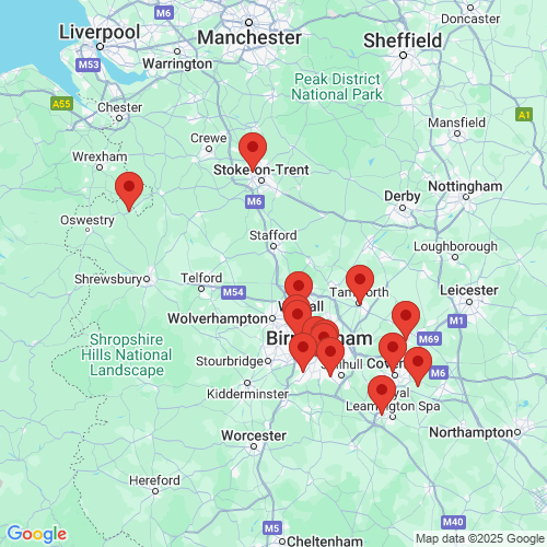 Map of Recent Inspections