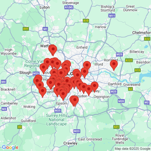 Map of Recent Inspections
