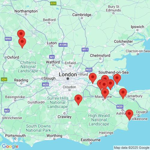 Map of Recent Inspections