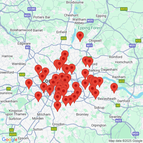 Map of Recent Inspections