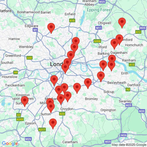 Map of Recent Inspections