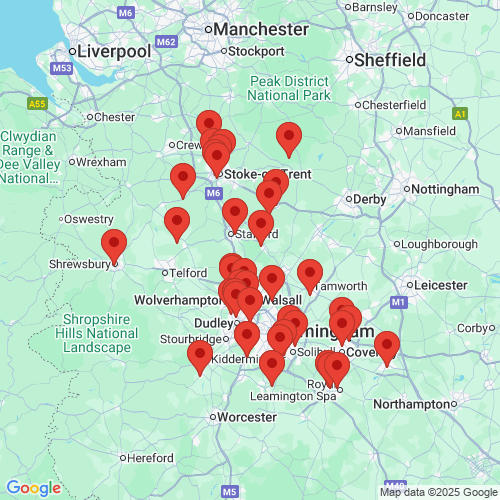 Map of Recent Inspections