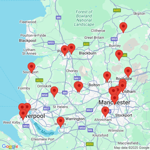 Map of Recent Inspections