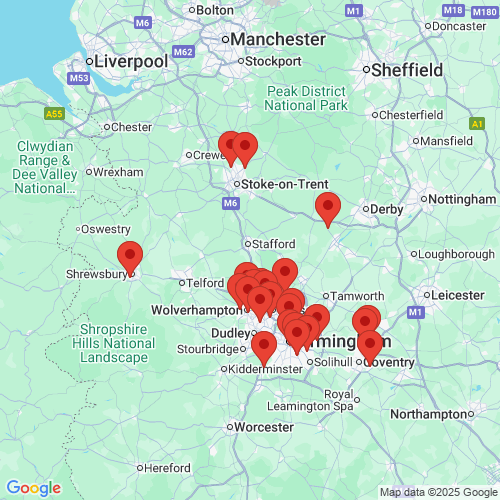 Map of Recent Inspections