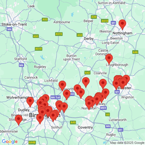 Map of Recent Inspections