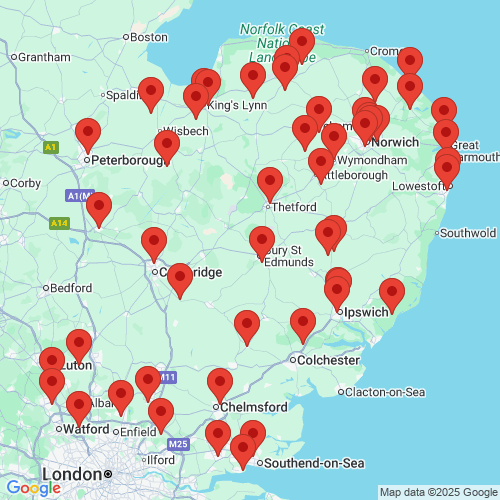 Map of Recent Inspections