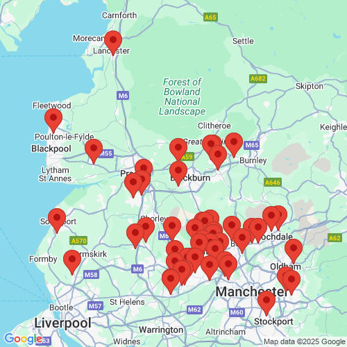 Map of Recent Inspections