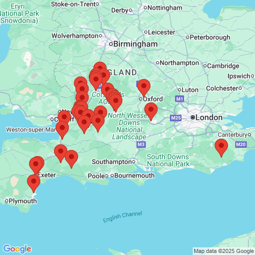 Map of Recent Inspections