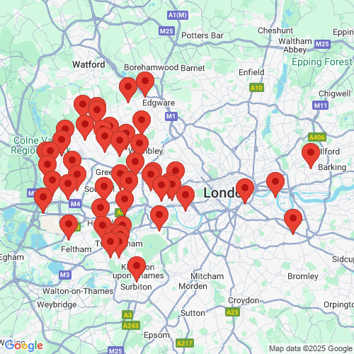 Map of Recent Inspections