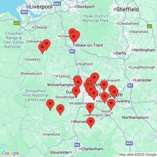 Map of Recent Inspections