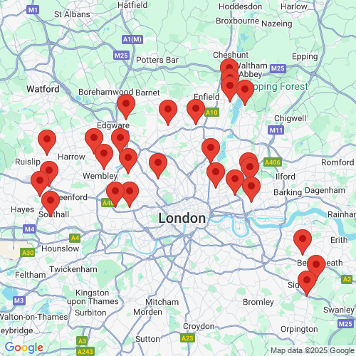 Map of Recent Inspections