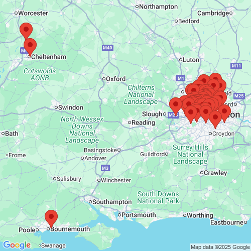Map of Recent Inspections