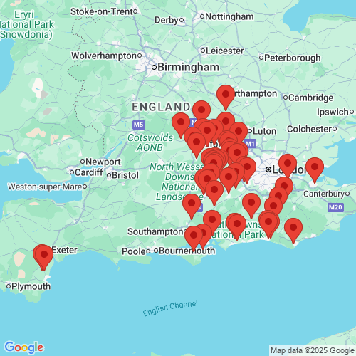 Map of Recent Inspections