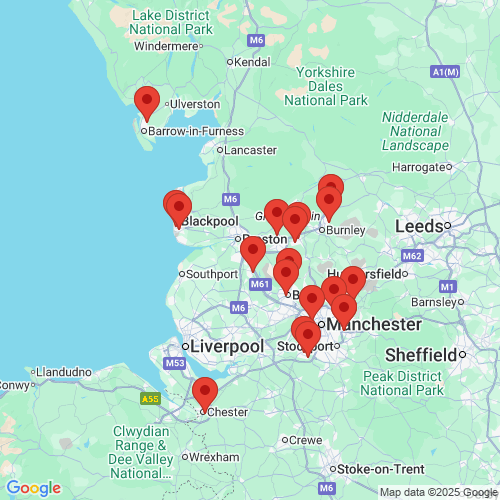 Map of Recent Inspections