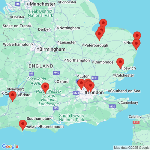Map of Recent Inspections