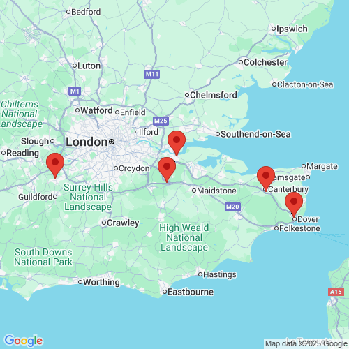 Map of Recent Inspections