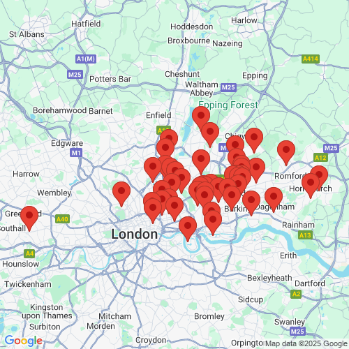Map of Recent Inspections