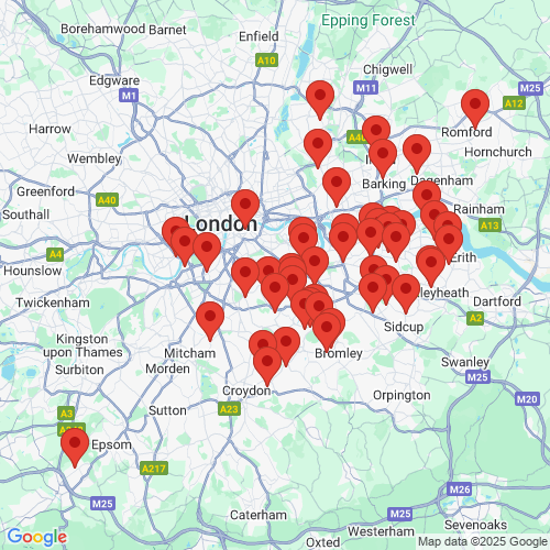 Map of Recent Inspections