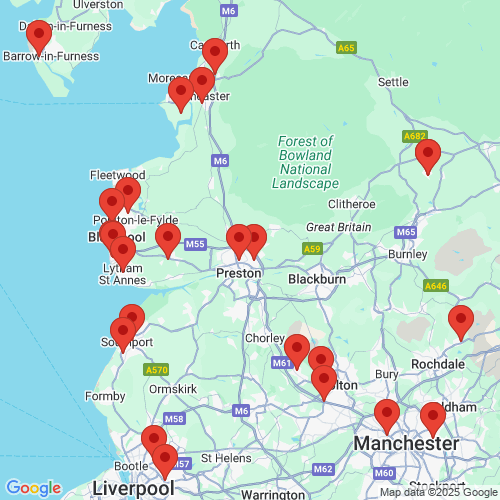 Map of Recent Inspections