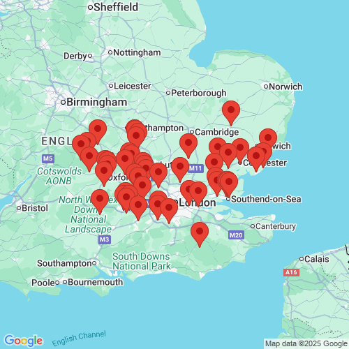 Map of Recent Inspections