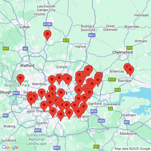 Map of Recent Inspections