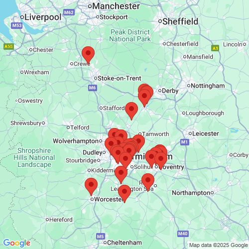Map of Recent Inspections