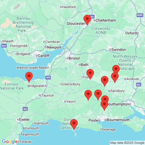 Map of Recent Inspections