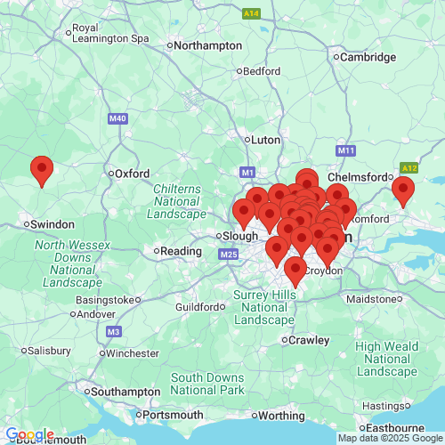 Map of Recent Inspections