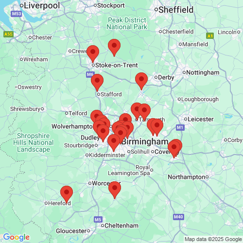 Map of Recent Inspections