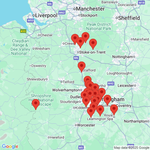 Map of Recent Inspections