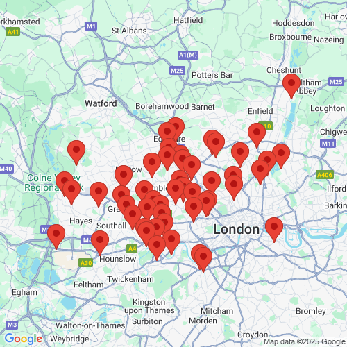 Map of Recent Inspections