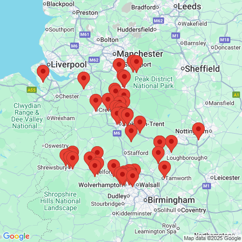 Map of Recent Inspections