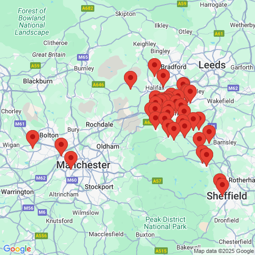 Map of Recent Inspections