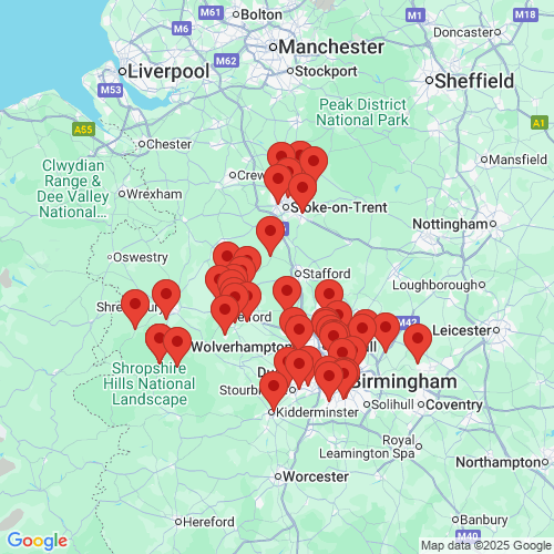 Map of Recent Inspections
