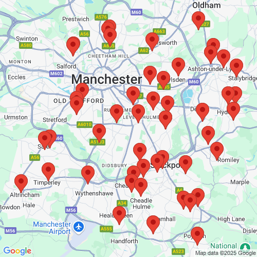 Map of Recent Inspections