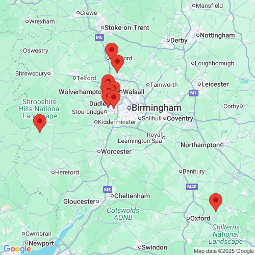 Map of Recent Inspections