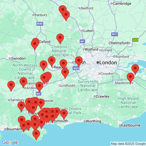 Map of Recent Inspections