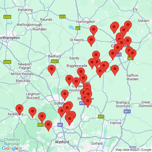 Map of Recent Inspections
