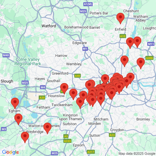 Map of Recent Inspections