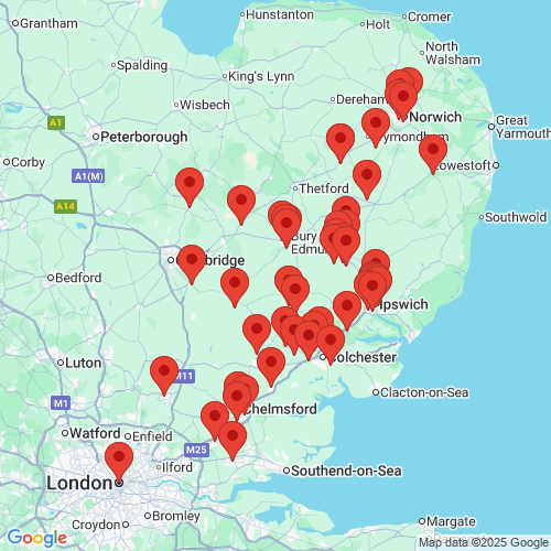 Map of Recent Inspections