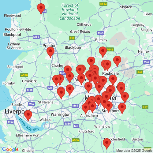 Map of Recent Inspections