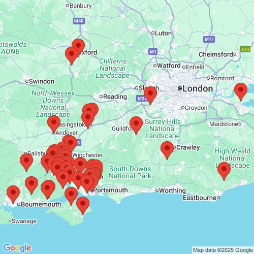 Map of Recent Inspections