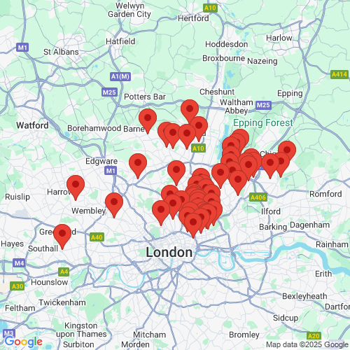 Map of Recent Inspections