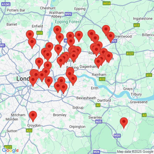 Map of Recent Inspections