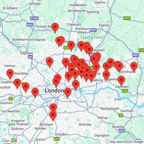 Map of Recent Inspections