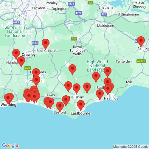 Map of Recent Inspections